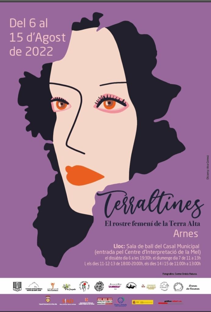 Cartell exposició 'Terraltines, el rostre femení de la Terra Alta'