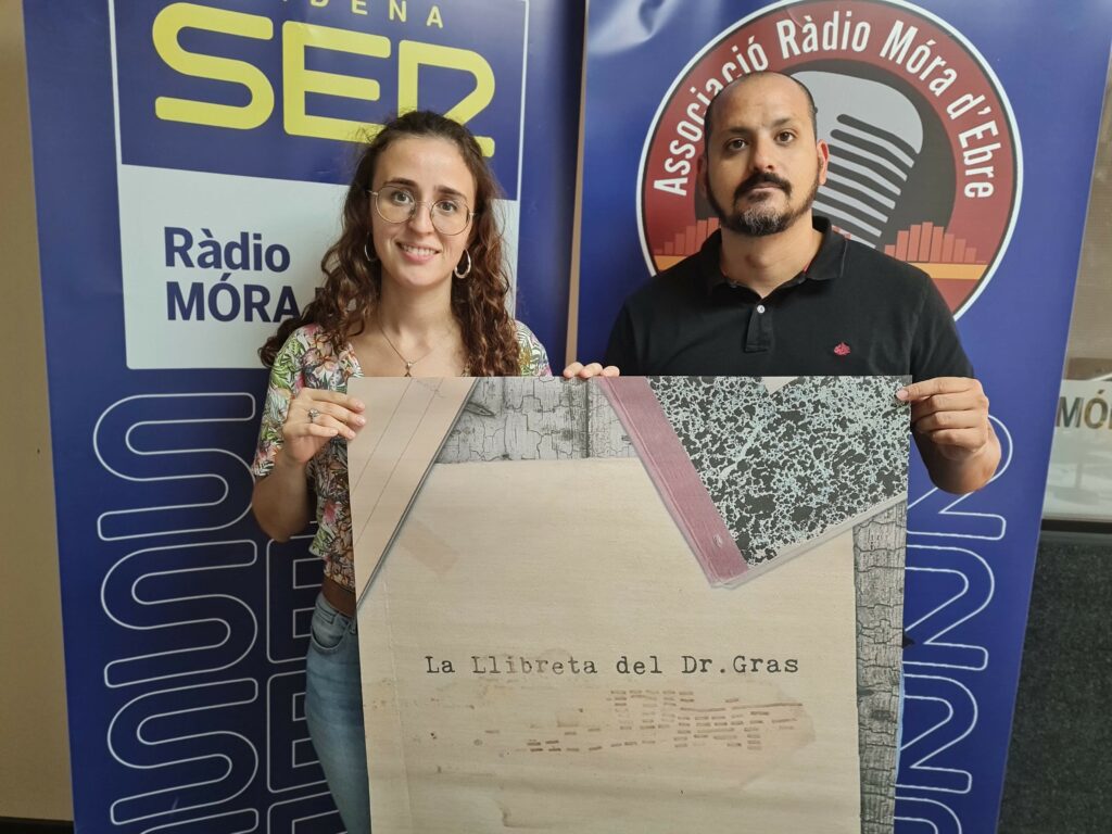 Júlia Albacar i Andreu Prunera, codirectors del documental 'La llibreta del Dr. Gras'