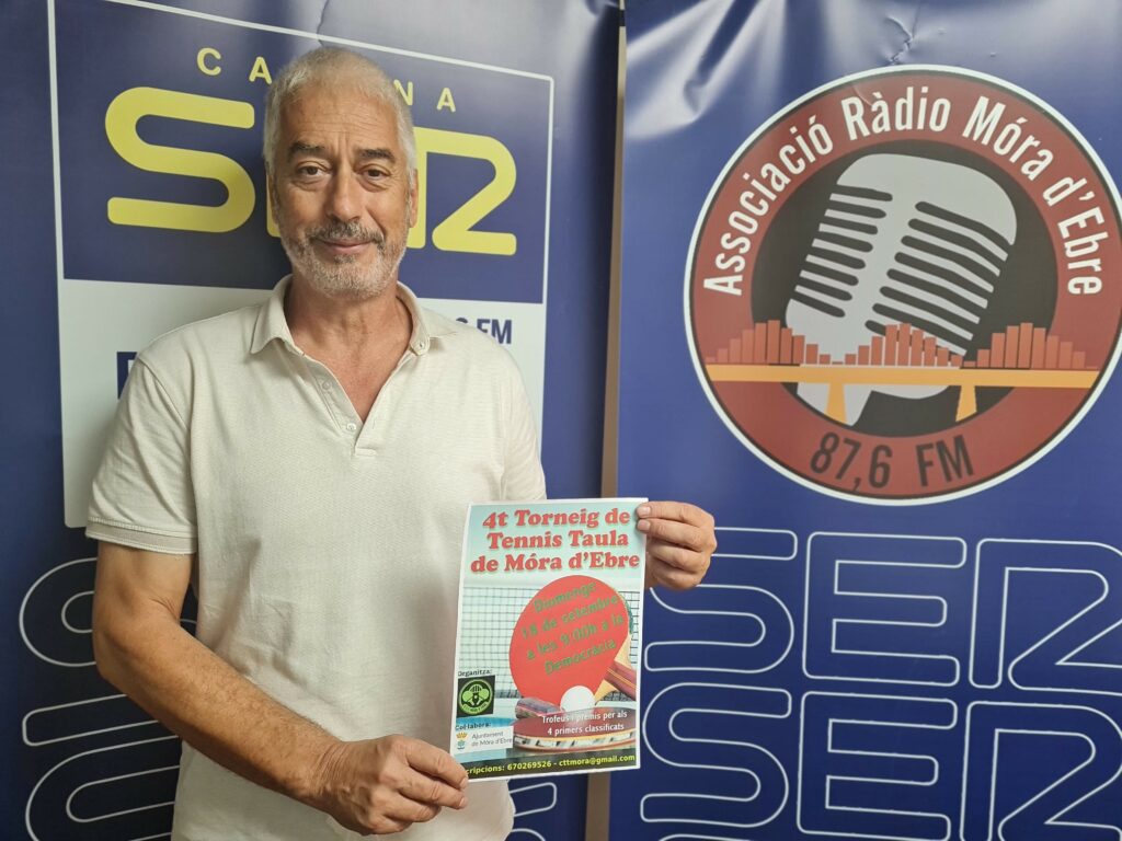 Carlos Demattey, president Club Tennis Taula Móra d'Ebre