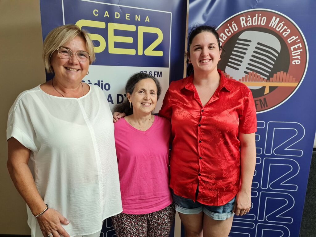 Rosa Mari Cervera, Dra. Ferranda Travieso i Teresa Solé, de l'Hospital Comarcal de Móra d'Ebre