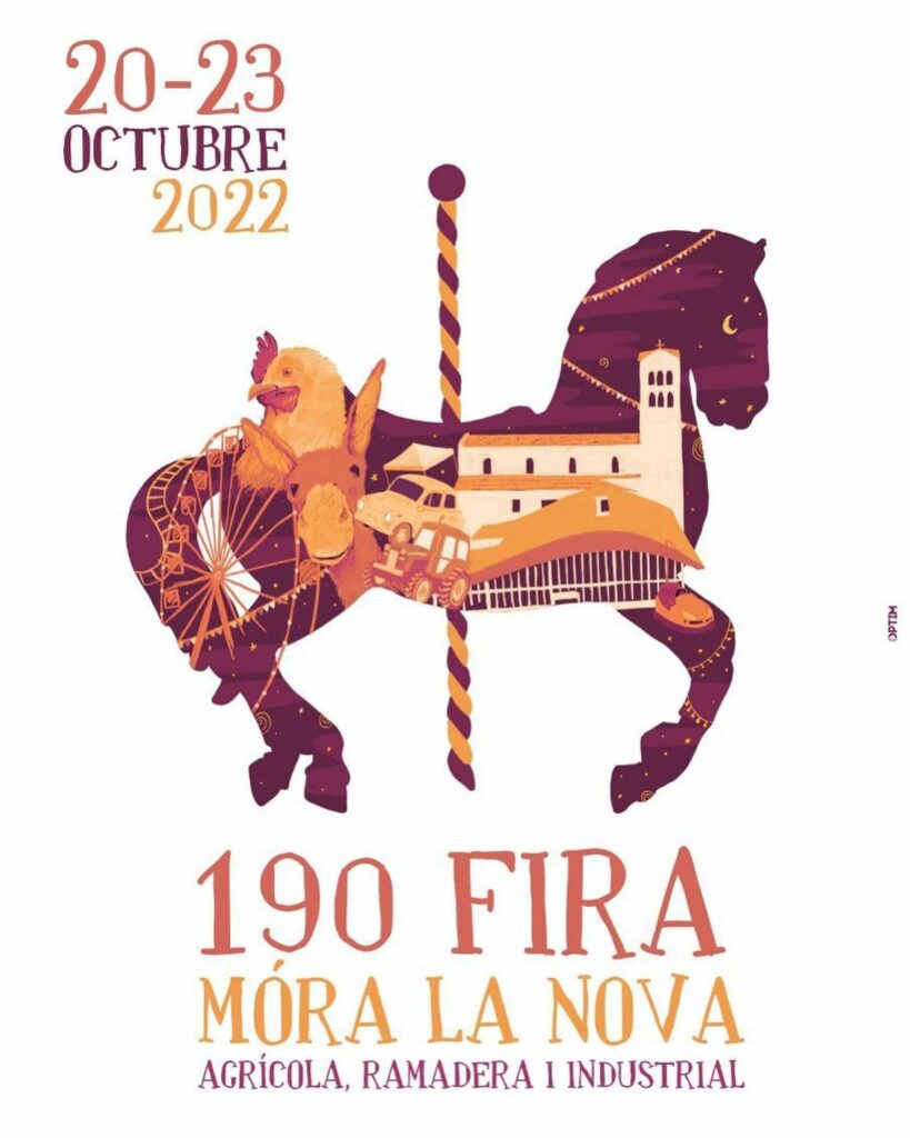 Cartell de la 190 Fira de Móra la Nova