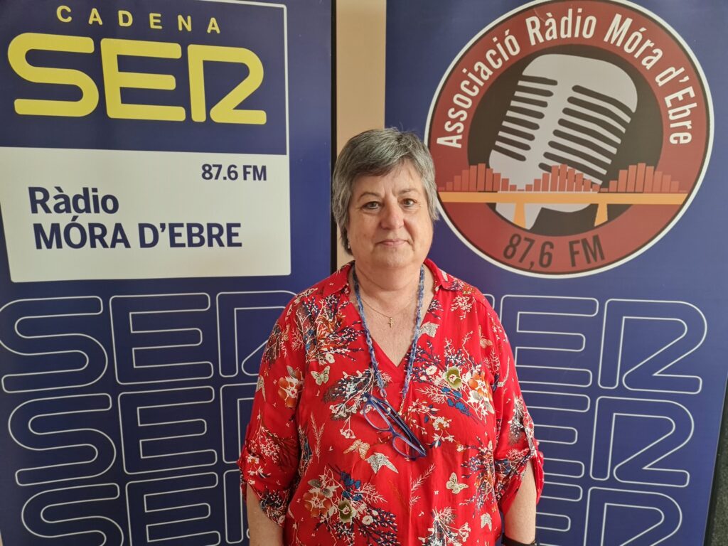 Leonor Cervelló, presidenta de l'Associació de Dones de Riba-roja d'Ebre