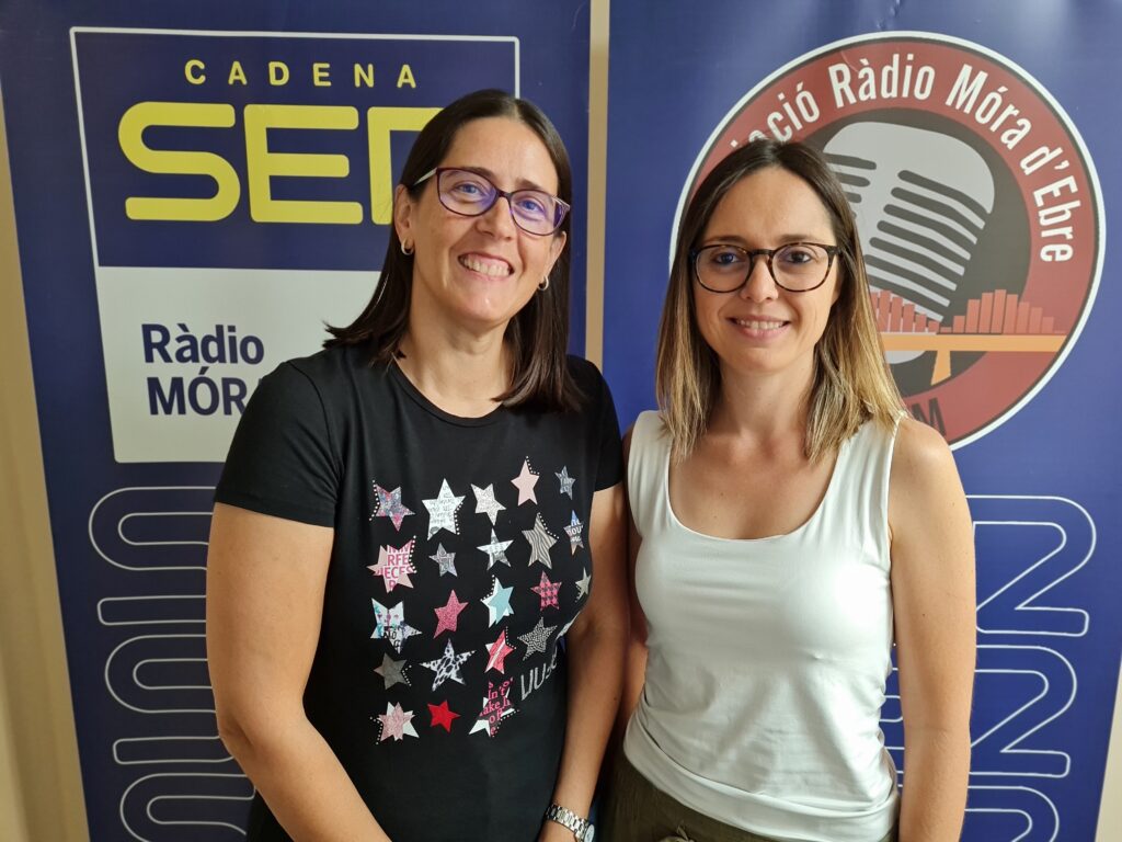 Pilar Sansó i Àngels Bladé, de l'EOI Ribera d'Ebre