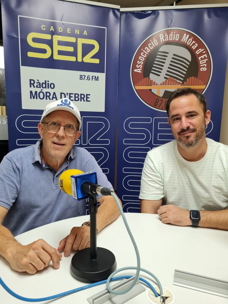 Francesc Granell i Ambròs Segura, entrenador dels Atlètics Móra la Nova