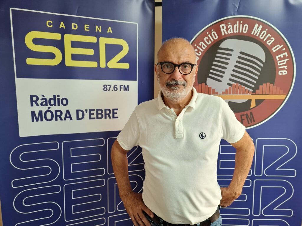 Manel Saltor, president de l'Olímpic Móra d'Ebre