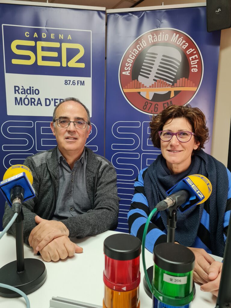 Joan Galbany i Montse Rovira, de l'Hospital Comarcal de Móra d'Ebre