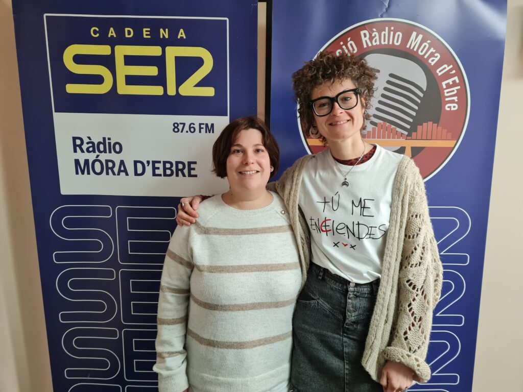 Sandra Ordoño i Mireia Grangé, del Centre d'Estudis de la Ribera d'Ebre