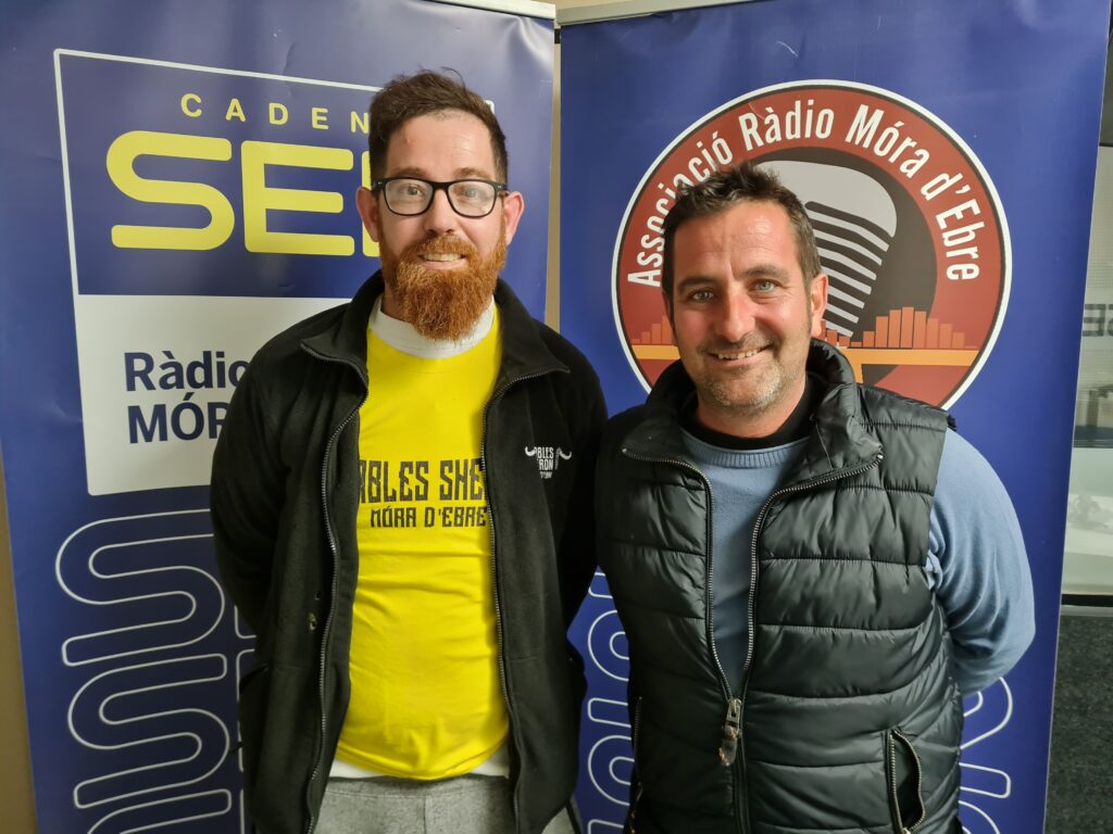 Joaquin Rodríguez i Jordi Fornós, de la Colla de Diables Sheron