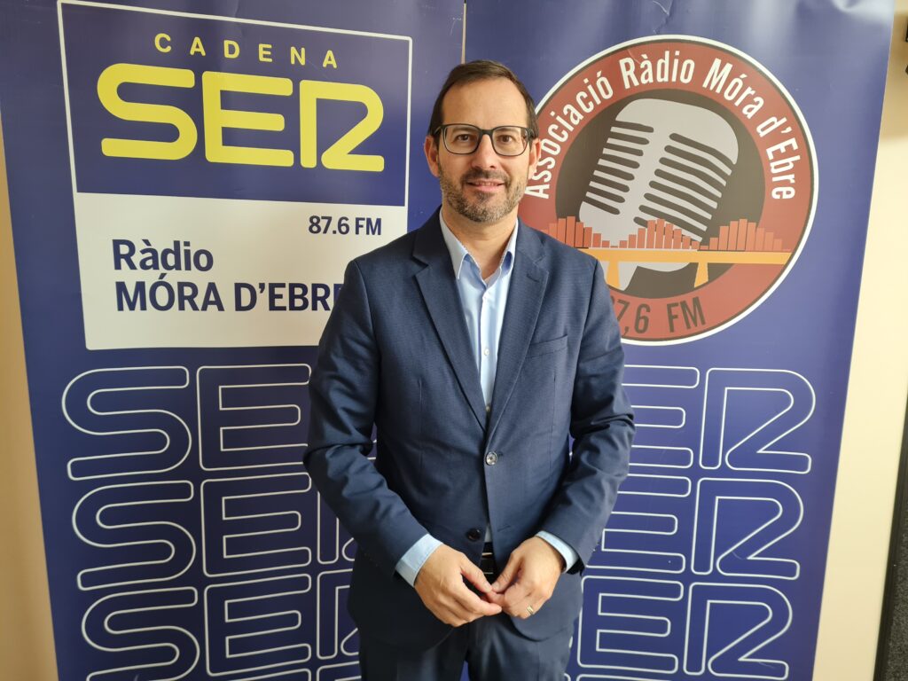 Rubén Biarnés, alcalde de Móra d'Ebre