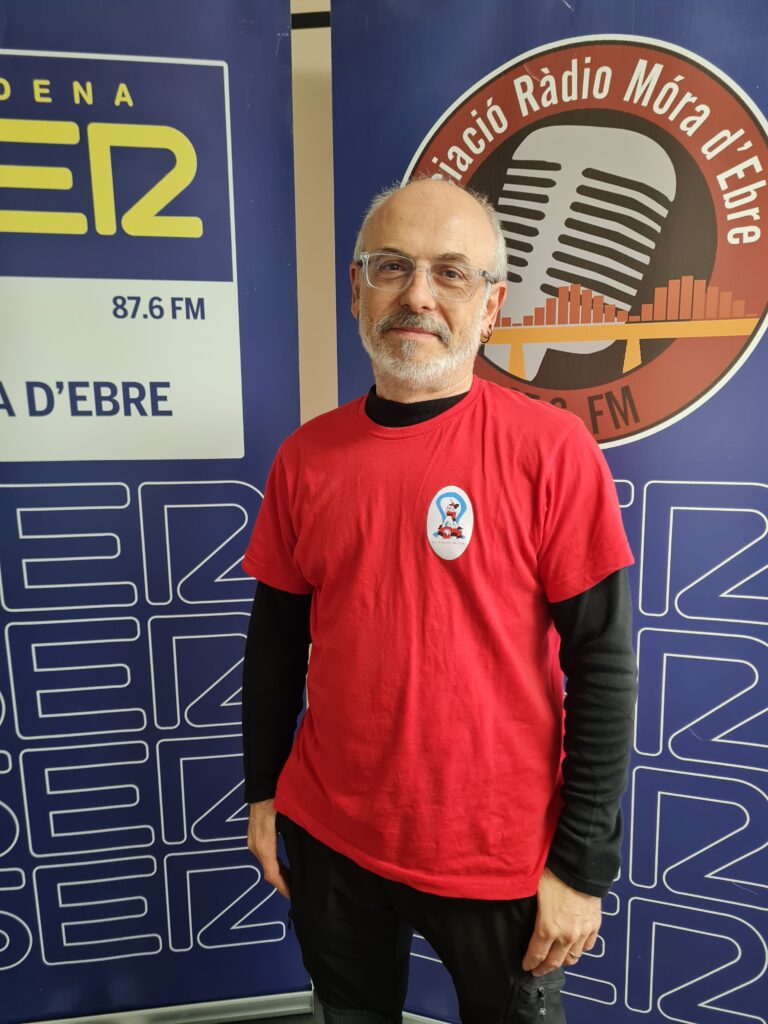 Kilian Solà, president i cap de colla de Los Xiquets de Flix