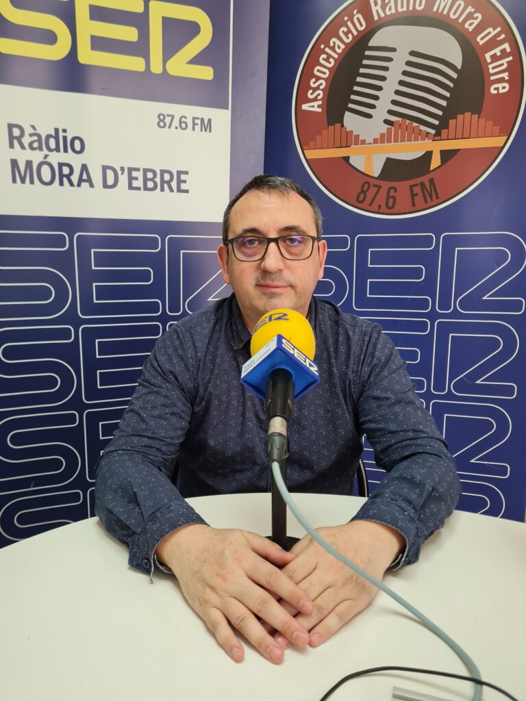 Josep Moragrega, voluntari del Museu del Ferrocarril a Móra la Nova