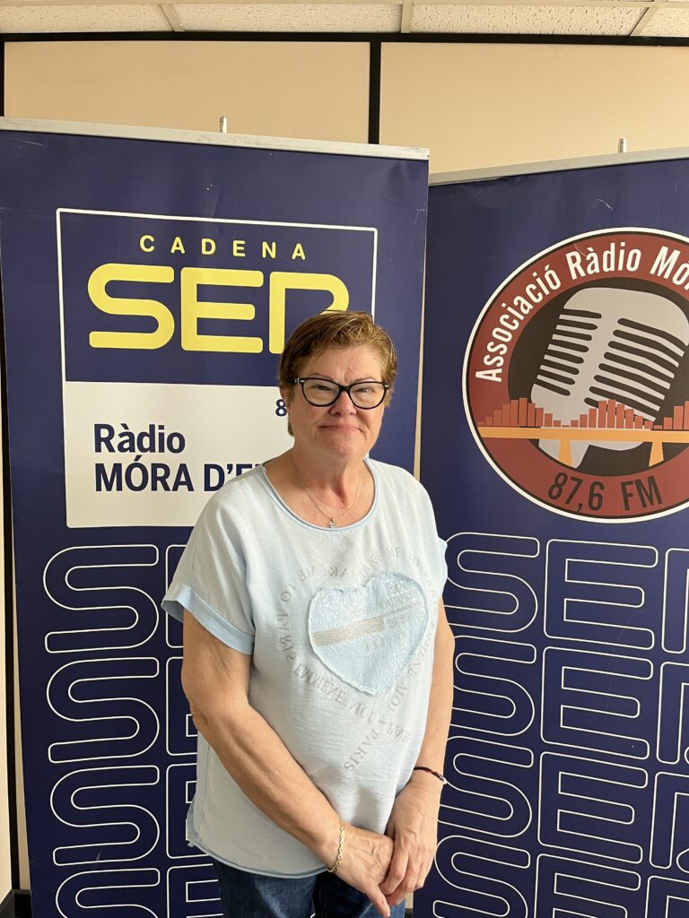 Tere Corcuera, presidenta de l'Associació de Dones de Riba-roja d'Ebre