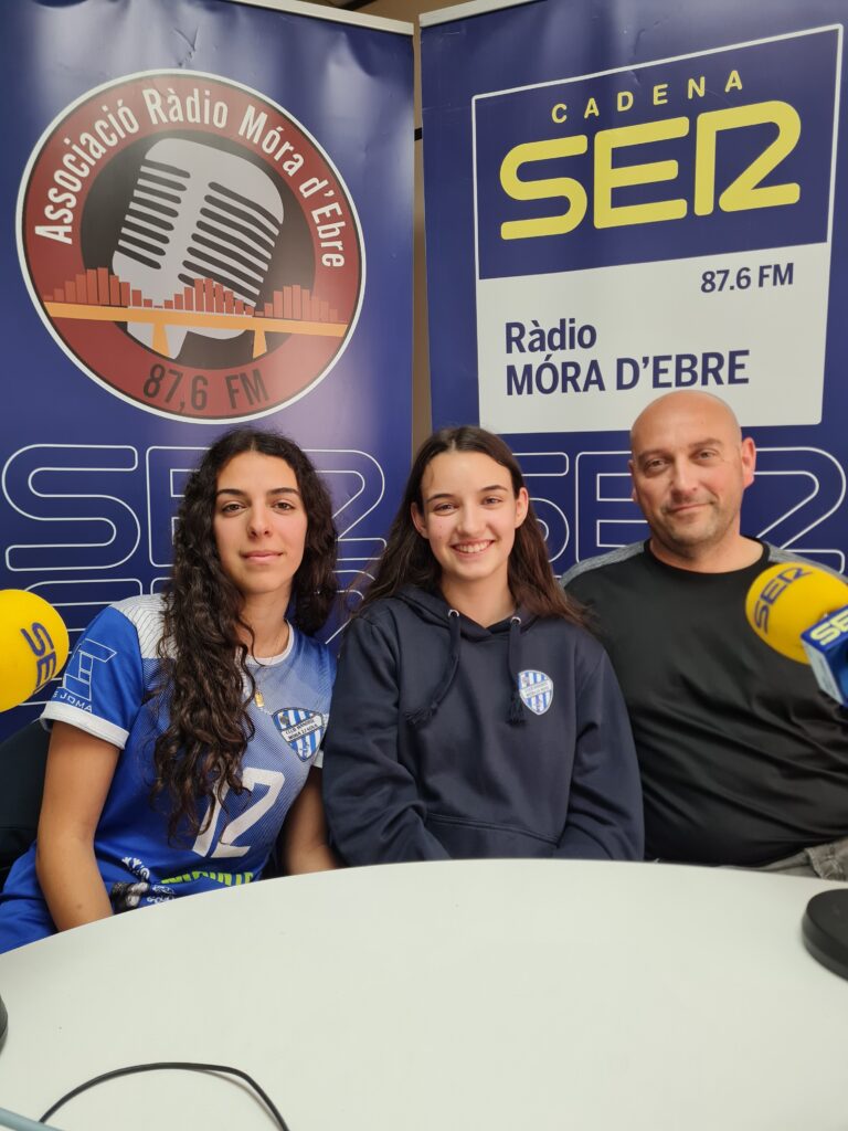 Laia Mora, Ainara Saez i Dani Saez, del CH Móra la Nova
