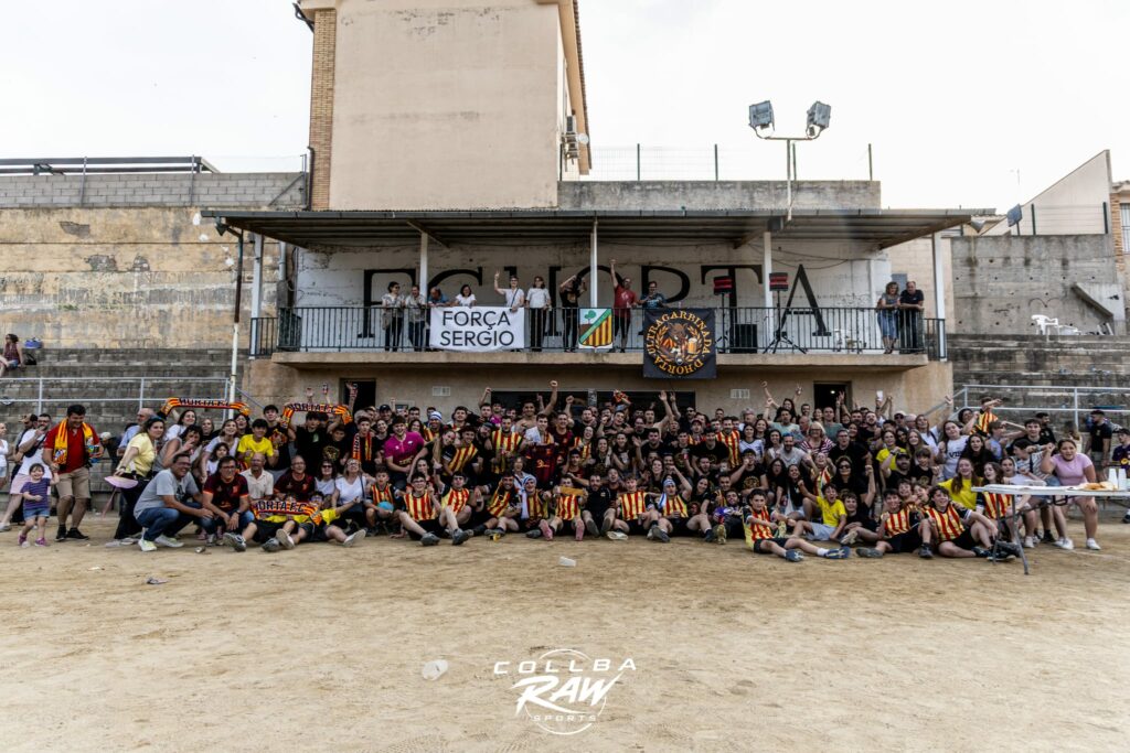 Celebració de l'Horta de Sant Joan FC | Cedida: Horta de Sant Joan FC de CollbaRAW