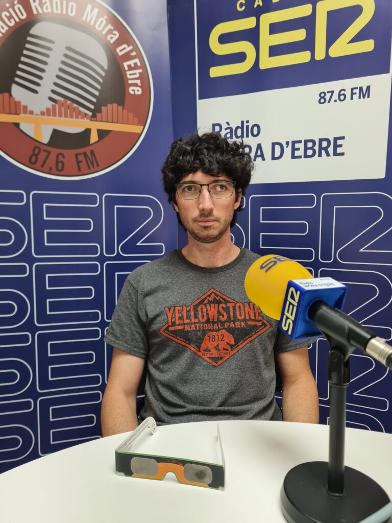 Josep Maria Cedó, divulgador astronòmic d'AstroEbre