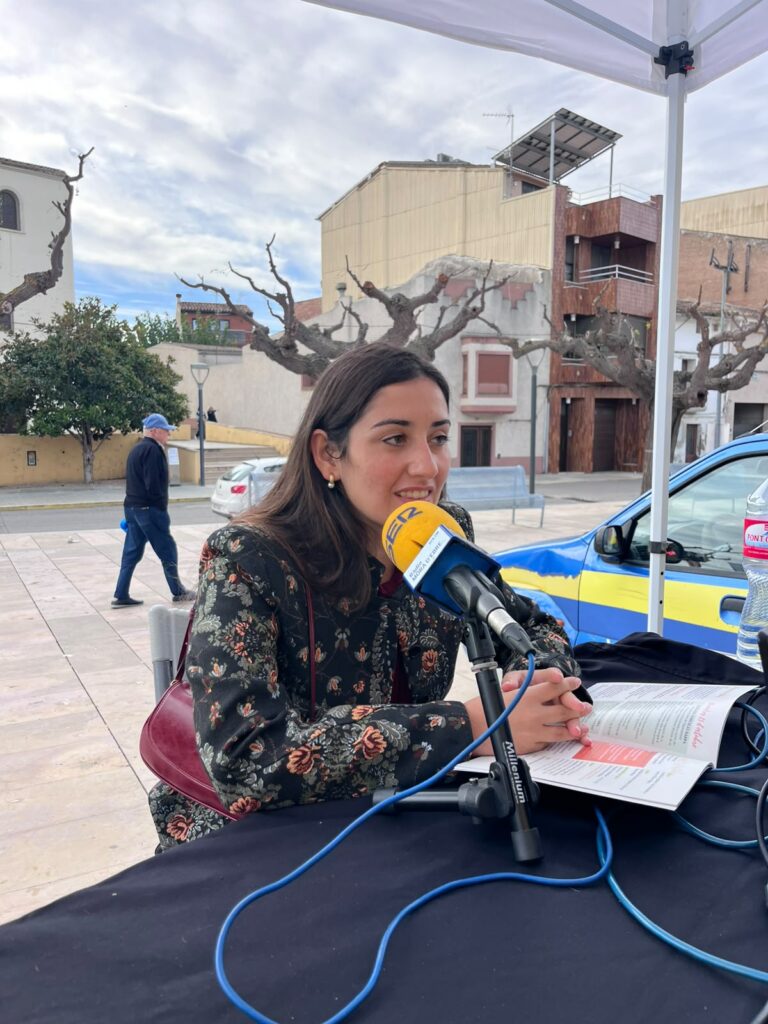 Anna Rodríguez, de l’àrea Agrícola i Ramaderia